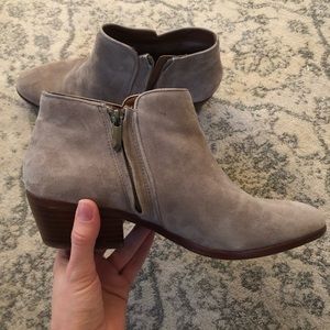 Suede ankle boots